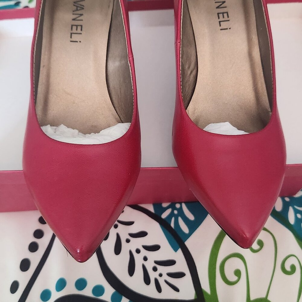 Brand New Vaneli Red Pumps
